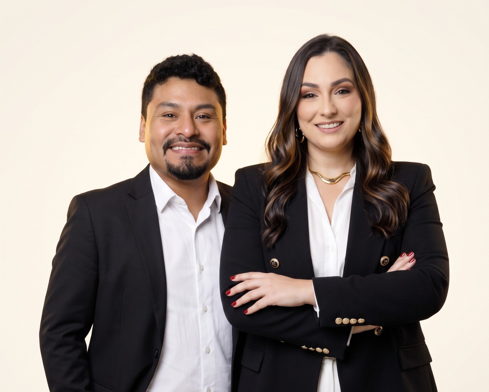 Engenheiros Erik Cruz e Amanda Noleto